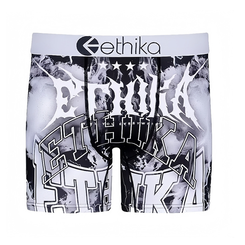ETHIKA men's short underwear, cute and funny, made of ice silk, quick-drying and breathable, suitable for sports, vacation, and swimming ETHIKA men's short underwear, cute and funny, made of ice silk, quick-drying and breathable, suitable for sports, vacation, and swimming