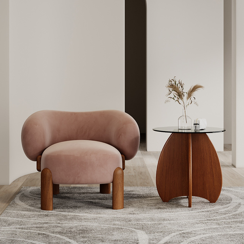 Moderno lujo luz creativa negociación comedor silla Internet celebridad diseñador sofá único cafetería tema restaurante mesa y silla madera maciza
