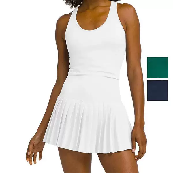 G 21571 Tennis Skirt with Pockets, faux two-piece tennis skirt