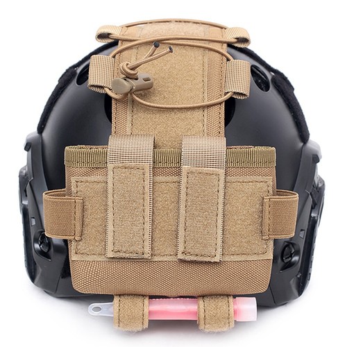 Tactical helmet battery storage bag Outdoor training MK2 helmet accessory bag Multifunctional helmet storage bag