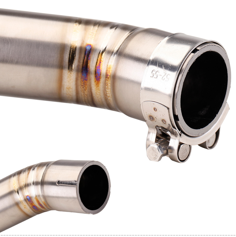 Suitable for Duke390Adv 21-22 Exhaust Pipe Modification Mid-Section Tail Section Ar Carbon Fiber Exhaust Pipe Non-Destructive Modification