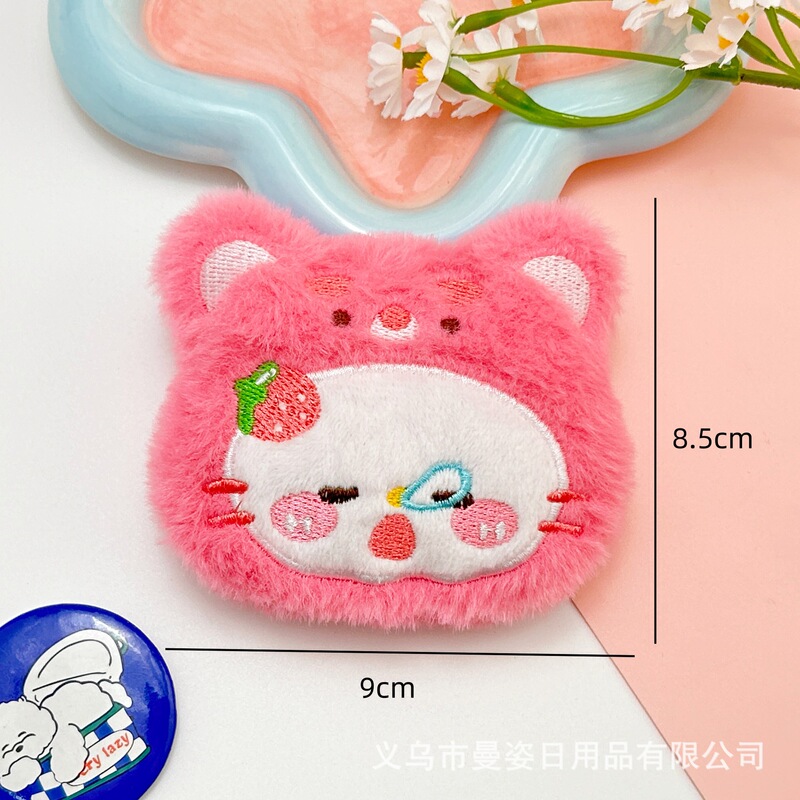 新しいオリジナル子猫きしむ人形ペンダントプリン kt アップルストロベリーベア多用途人形ペンダントブローチアクセサリー|undefined