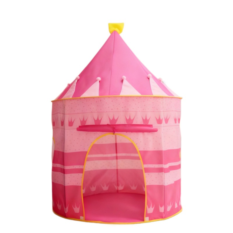 Procesamiento personalizado tienda de campaña para niños princesa castillo secreto casa de juegos bebé cama interior portátil pequeña tienda de campaña