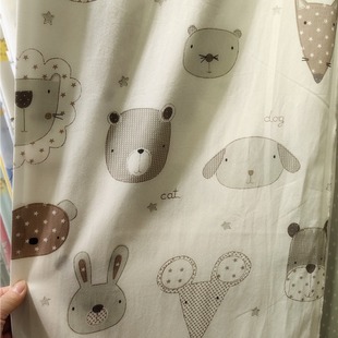 1.6 Cotton 60 Satin Cartoon Printed Pure Cotton Children's Cotton Cloth Covered Cloth Non-Fluorescent Class A