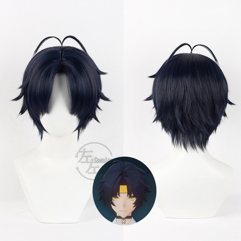 Zuozuo Jue District Zero Asakusa Youzhen Cos Wig Layered Reversed Short Hair Middle Parted Scalp Top