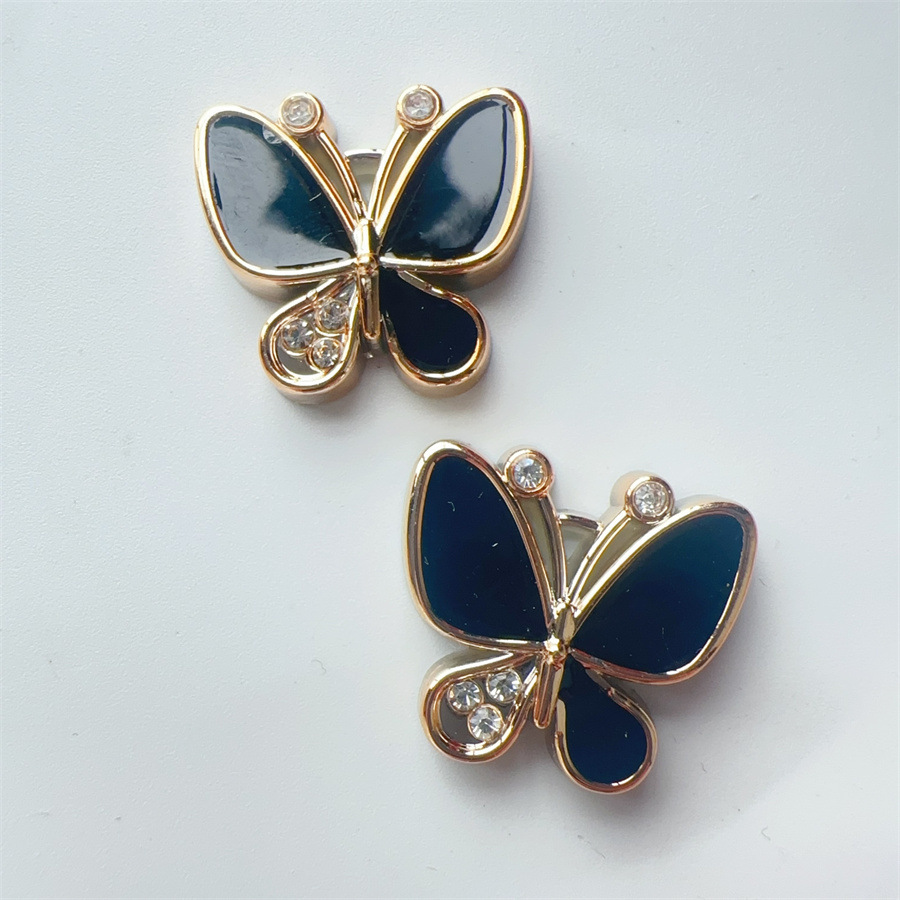 Nuevos troyanos gafas conejo ángel caja de teléfono joyería agujero hebilla de zapatos material flores accesorios joyería clips