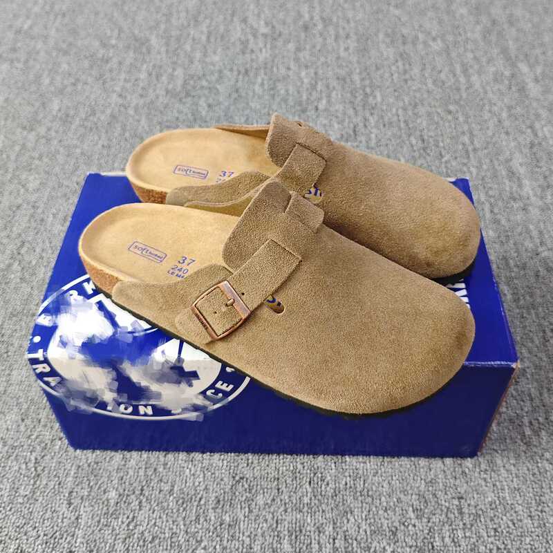 Birkenstock Shoes for Women, Summer Genuine Leather Half-Slipper Style, 2026 New Retro Cork Thick-Soled Birkenstock Slip-On Clogs for Men Birkenstock Shoes for Women, Summer Genuine Leather Half-Slipper Style, 2026 New Retro Cork Thick-Soled Birkenstock Slip-On Clogs for Men