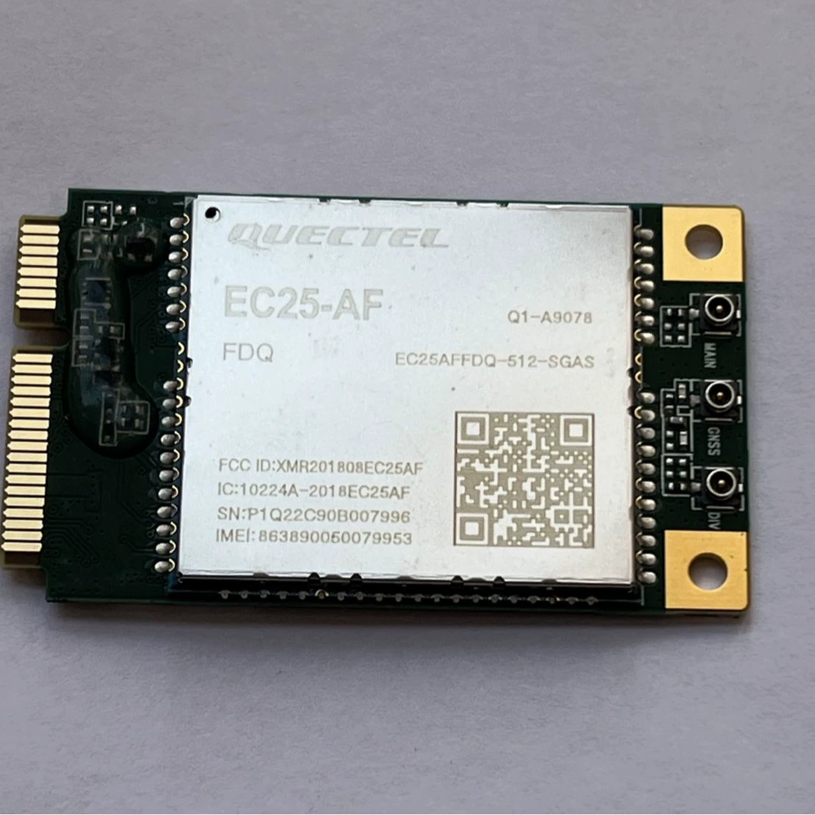 EC25-AF MINI PCIE EC25Affa-512-SGAS 4G Cat4 модуль LTE CAT4