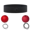 Knitted red headband