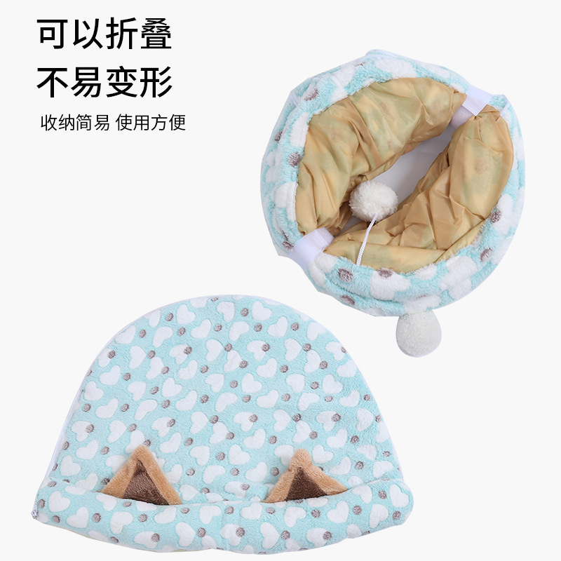 Fabricantes en stock nuevo nido de túnel de gato semi-redondo plegable resistente de Hi CAT túnel con túnel de gato de papel