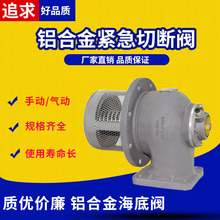 铝合金油罐车配件欧标气动海底阀4寸紧急切断阀DN100铝合金海底阀