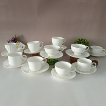 英式下午茶茶具茶杯欧式杯子陶瓷咖啡杯套装纯白骨瓷咖啡杯碟