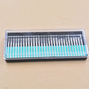 Link Cnc Cylindrical Ball Tapered Diamond Electroplated Grinding Head Boxed Grinding Needle Grinding Head 3mm Shank Diameter