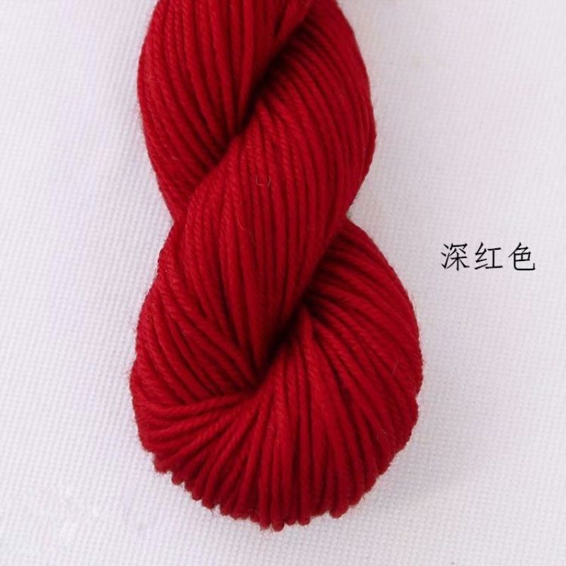 红色毛线办喜事红色手编结婚线庆典乔迁红头绳开锁粗毛线大法事