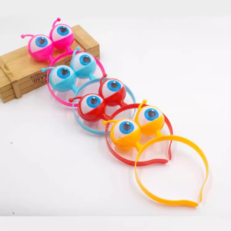 Luminoso juguete flash cabeza hebilla Halloween diadema Alien horror concierto accesorios al por mayor divertido fantasma