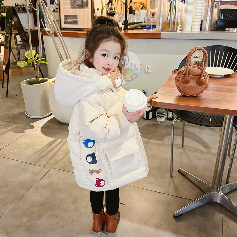 2023 New Little Girls' Fashionable Baby Cotton Children's Down Co Winter_voghion.com