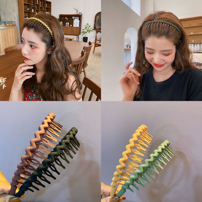 Scrub colour Hair hoop Non-slip tape Head hoop Simplicity Hair Cave Wash one's face the republic of korea Card issuance Versatile