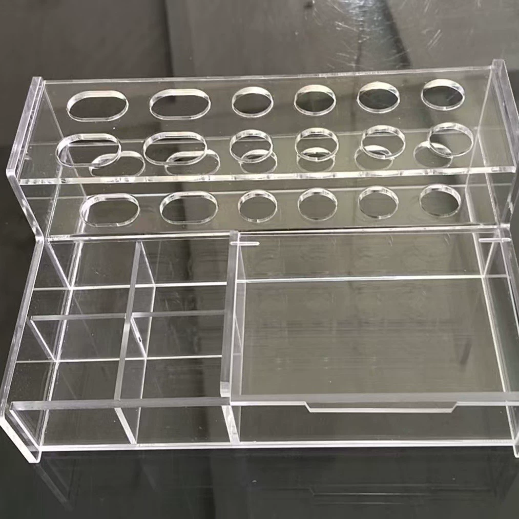 Прозрачный акриловый органайзер для стоматологических расходных материалов с крышкой, круглый, с откидной крышкой, для хранения щипцов и дуг