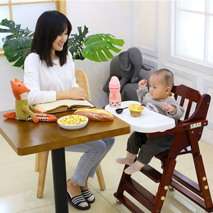 Baby Dining Table and Chairs, Children's Dining Chairs, Solid Wood Multi-Functional Portable Folding Dining Seats, Home Hotel Dining Chairs Factory