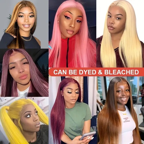 Cross-border Amazon wig for women with middle part European and American fashionable black long straight hair chemical fiber hair AliExpress full wig