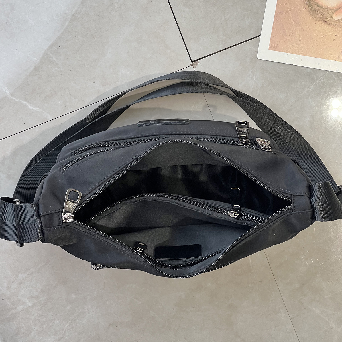 Bolsa de hombro casual diaria, bolsas de transporte, bolsas de moda, bolsas de media luna, bolsas de bolsas transfronterizas.