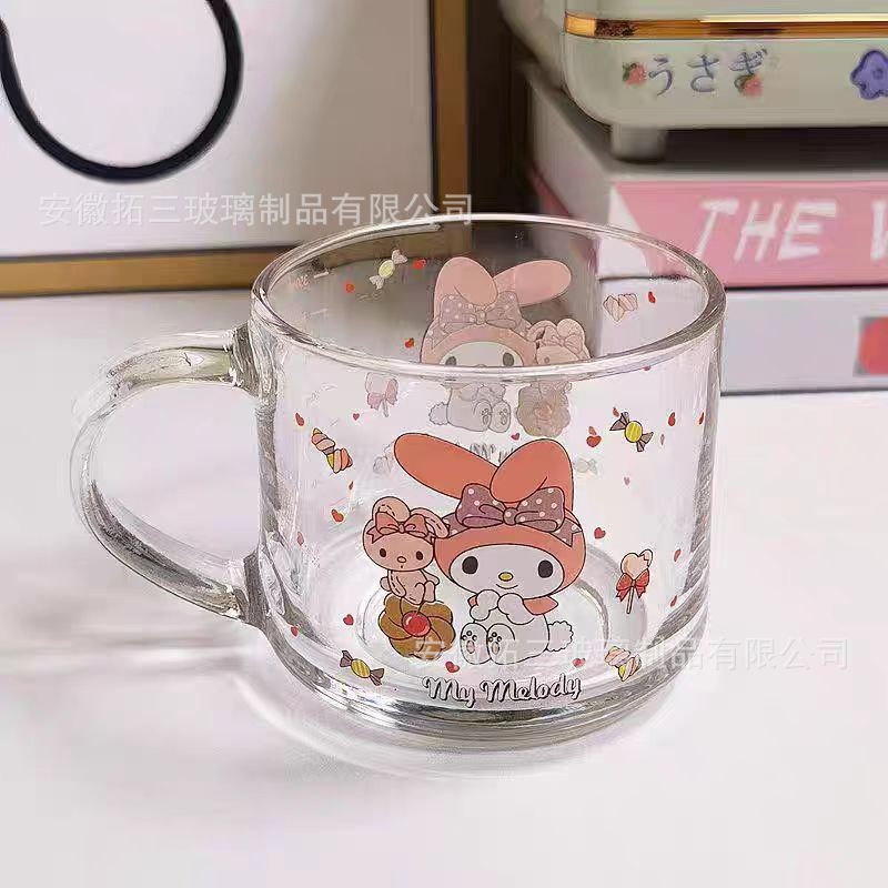 Taza de leche con tapa Taza de pajita Calefacción doméstica con cuchara Taza de impresión linda Taza de desayuno INS Taza de avena Estilo ins