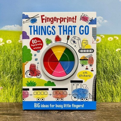 Libro de pintura con huellas dactilares para niños con sellos y tintas ecológicas juego creativo educativo