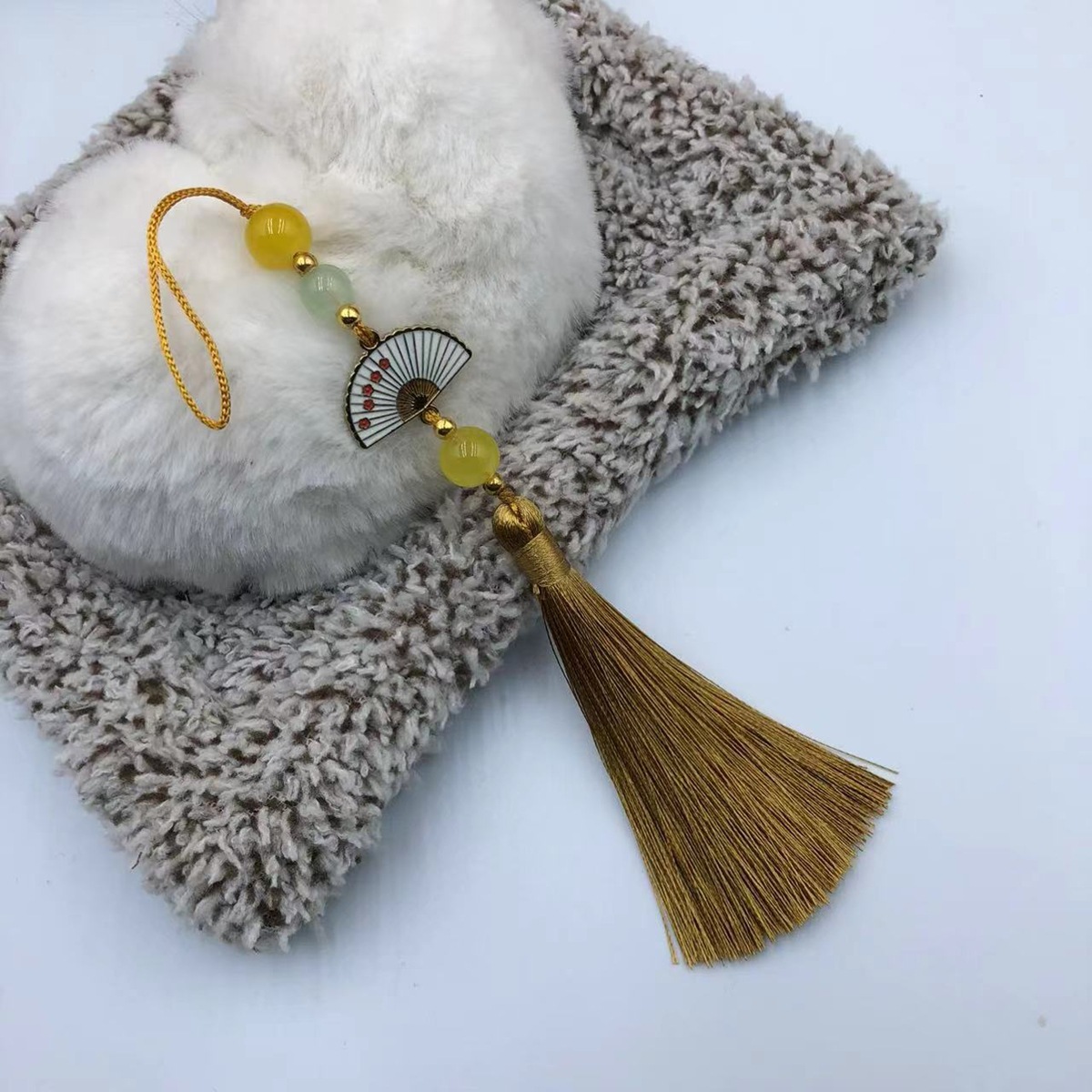 전체 길이 19cm*샴페인 컬러*귀 길이 8cm