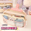 Capacious pencil case for elementary school students, universal storage box, for secondary school, new collection