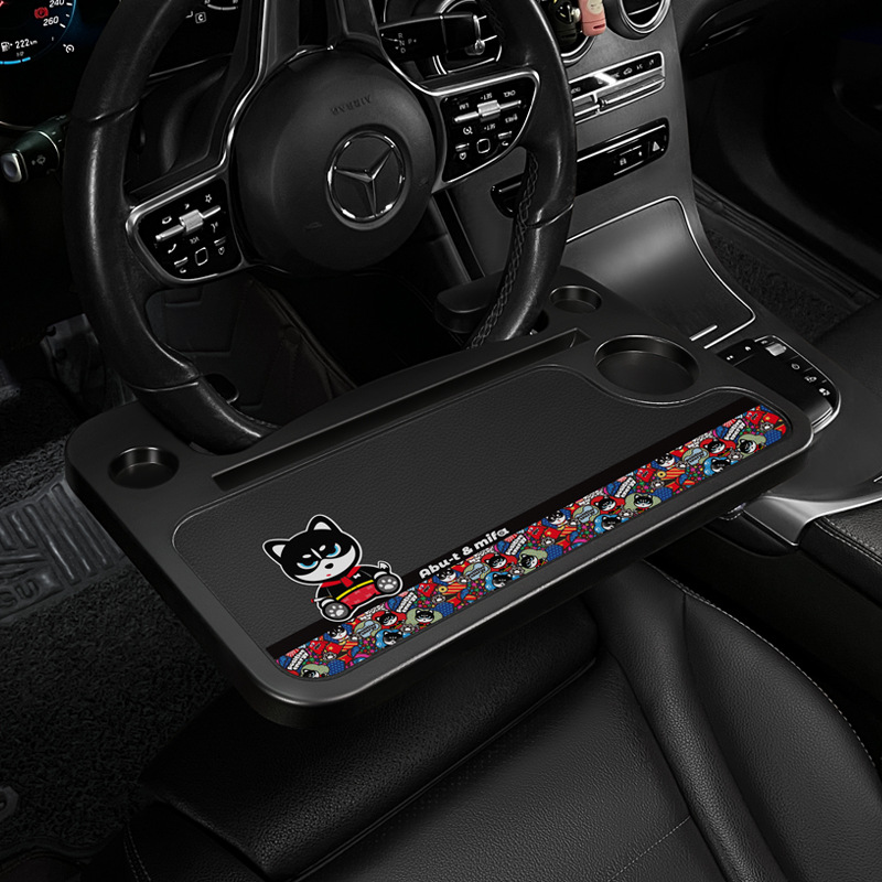 Qìchē – Car table board Desk Car Dining - colorful-husky-upgraded-thickened-increased-protective-pad