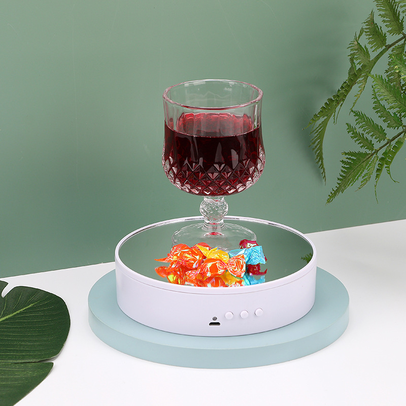 Accesorios de exhibición accesorios de equipo de tiro accesorios de transmisión en vivo con soporte de exhibición de productos placa giratoria eléctrica placa giratoria al por mayor