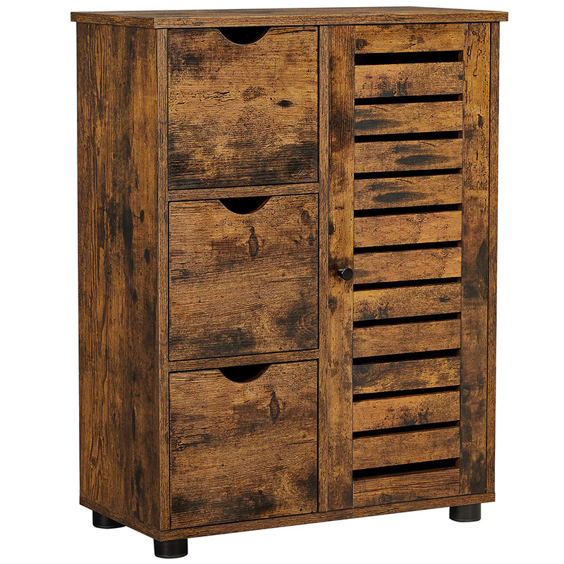[Light Life Home] moderno minimalista gabinete de baño gabinete del cajón blister tipo de piso madera color densidad material del tablero