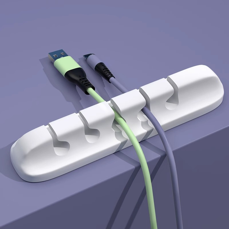 cable de datos cable de escritorio cable de carga protector de almacenamiento cable de ratón autoadhesivo auricular bobinador fijo clip image 8