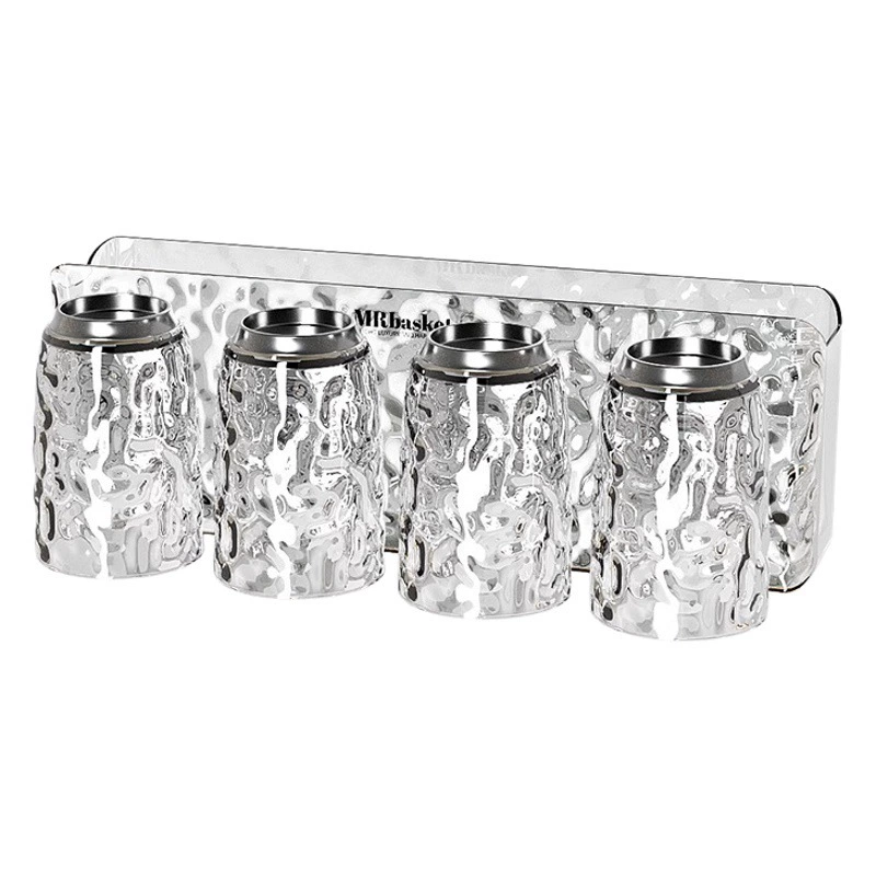 Подставка для зубной щетки с ледниковым рисунком без пробития настенная зубная паста чашка для ванной полоскания рта полка для зубной щетки