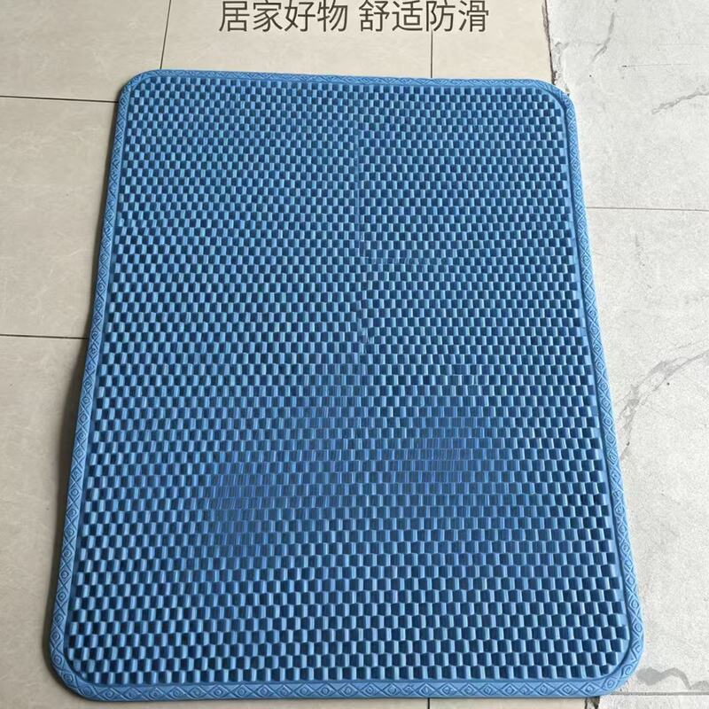 Bathroom non-slip mat PVC plastic swimming pool restroom toilet kitchen thickened hollow waterproof floor mat