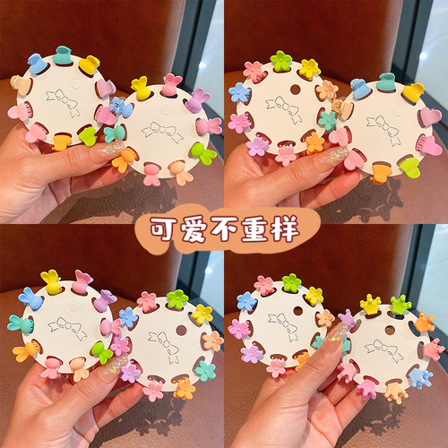 New children's hair clip small grab clip bangs broken hair artifact girl baby mini hair clip baby hair accessories headwear