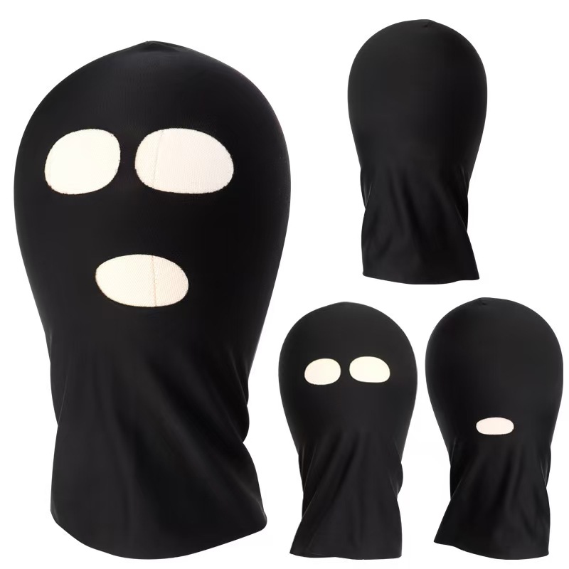 SM sexy headgear, high material couple mask, eye mask, fully enclosed master-slave game, masked alternative training