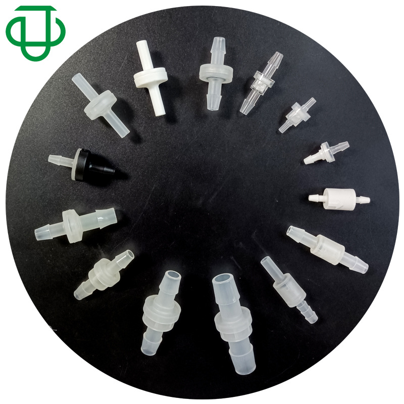 集优品质塑料弹簧隔膜球式鸭嘴气液多用止回止水止气止逆单向阀