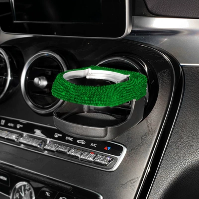 Car Beverage Bottle Storage Rack | Car cup holder/beverage holder - green-diamond
