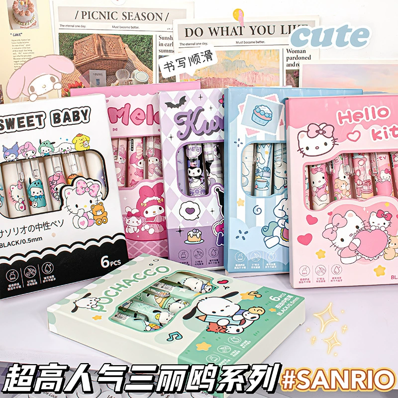 Sanrio, Cartoon rollerball ручка для студентов, подарок на день рождения