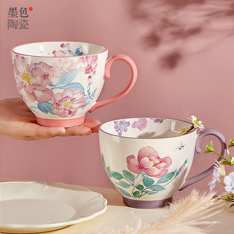Чашка керамическая для завтрака Or Mi Mingjin марка чашки Макa Гао Ян ценность овсяное молоко чашка для микроволновой печи может нагревать воду чашка