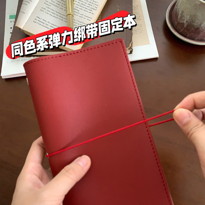 A 6スリムバインダー本皮质外殻ブランクバインダー替芯内ページ手帐别にa 6パーサイズ|undefined