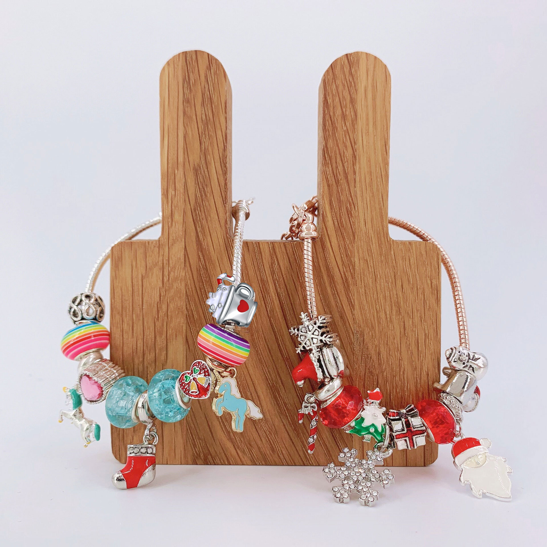 Christmas countdown calendar gift box set DIY beaded bracelet creative bracelet gift _voghion.com