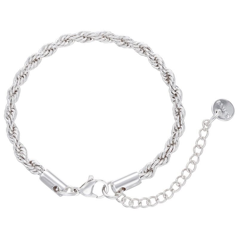 Unisex Gender Simple Twist Chain Copper Bracelet Wholesale Jewelry Nihaojewelry