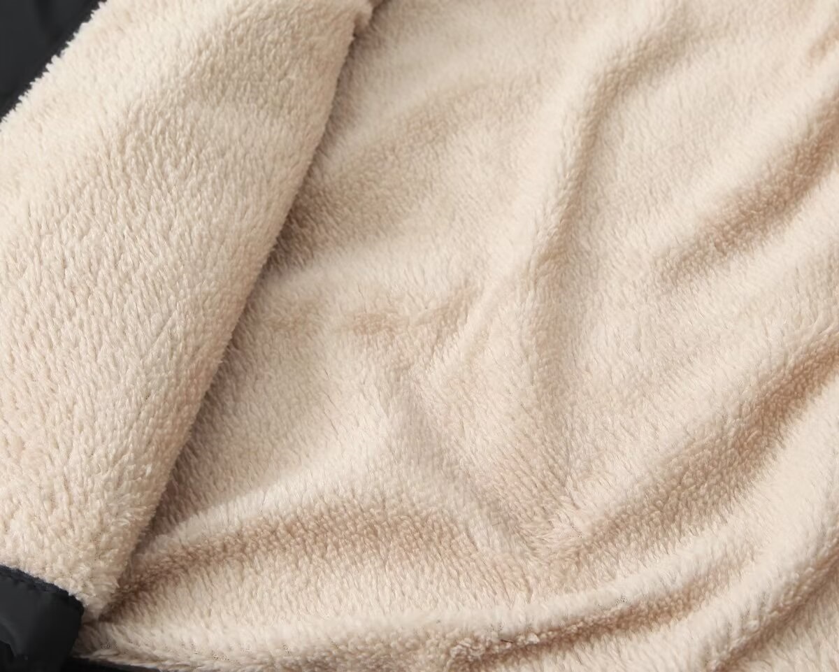 Women's Winter Coat Hooded Velvet Lined Thick Warm Casual Jacket_voghion.com