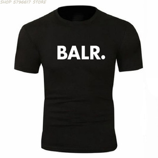 2021 New men's T-shirt high quality BALR brand printed  cott
