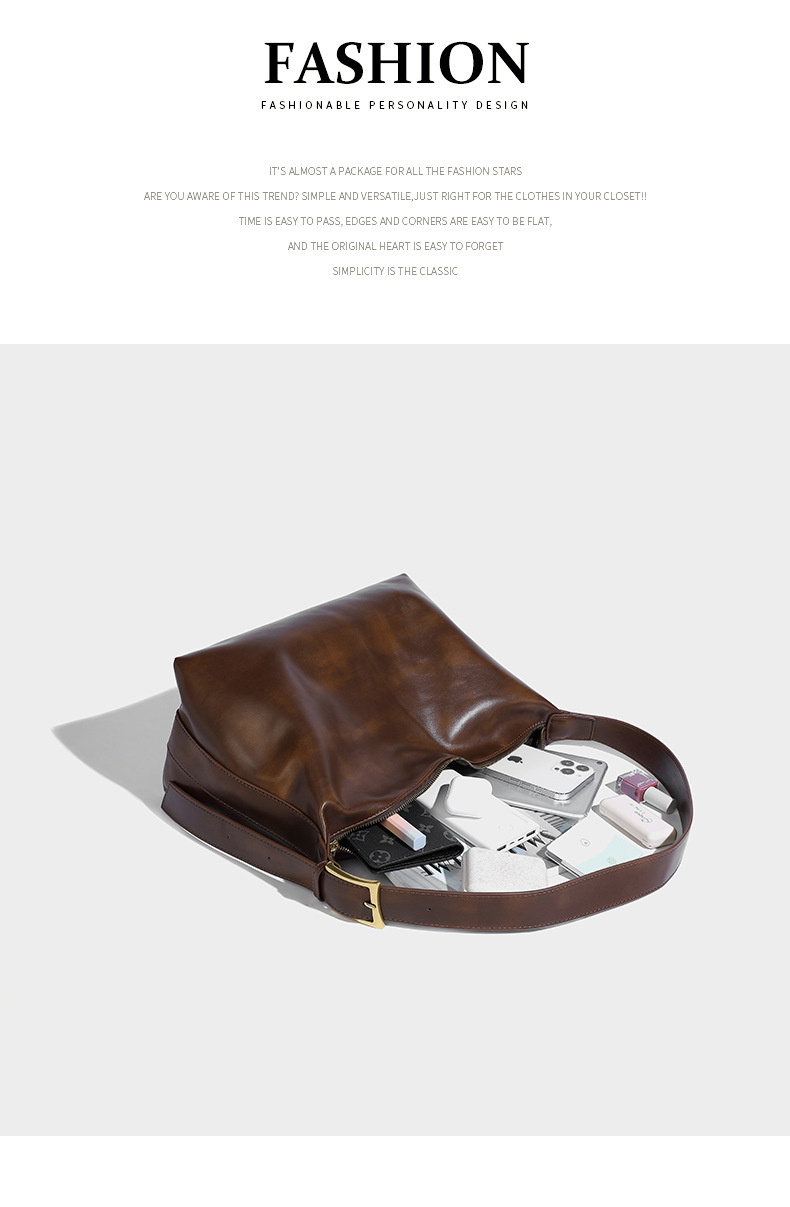 Elegant Large Capacity Soft Leather Hobo Shoulder Bag For Women_voghion.com
