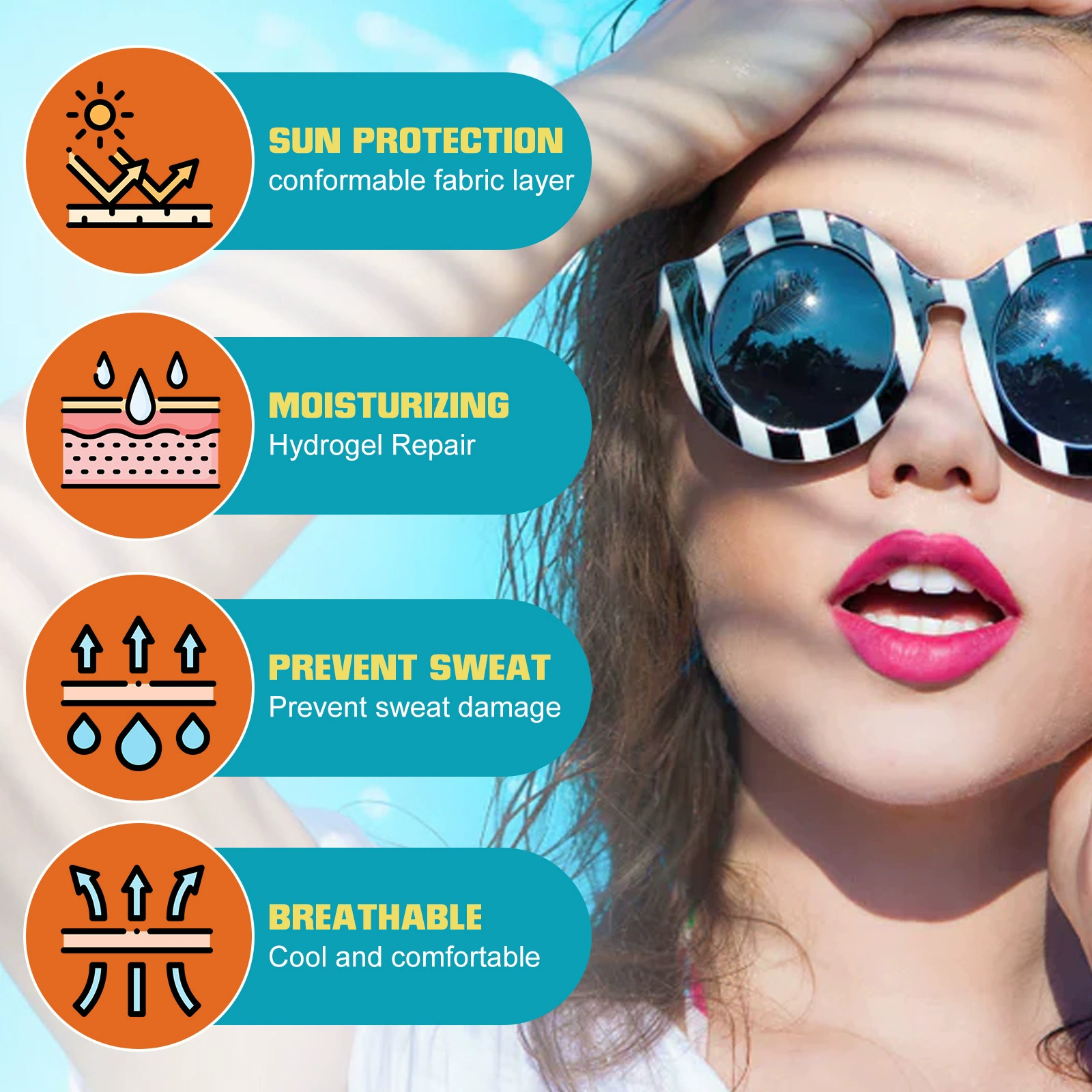 EELHOE UV protective maskOutdoor protective mask