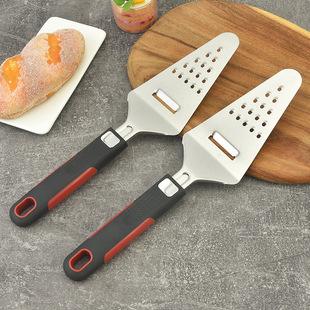 Factory wholesale E-series stainless steel triangle shovel pizza shovel cake shovel steak shovel pancake shovel kitchen baking tools