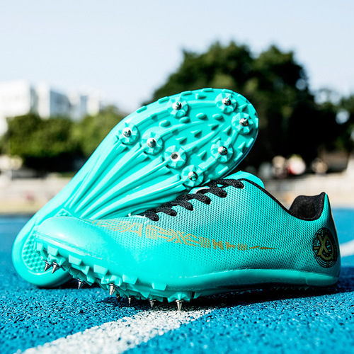 Running shoes, middle and short distance shoes for men and women, student physical education exam track and field competition professional running long jump 8 spike shoes